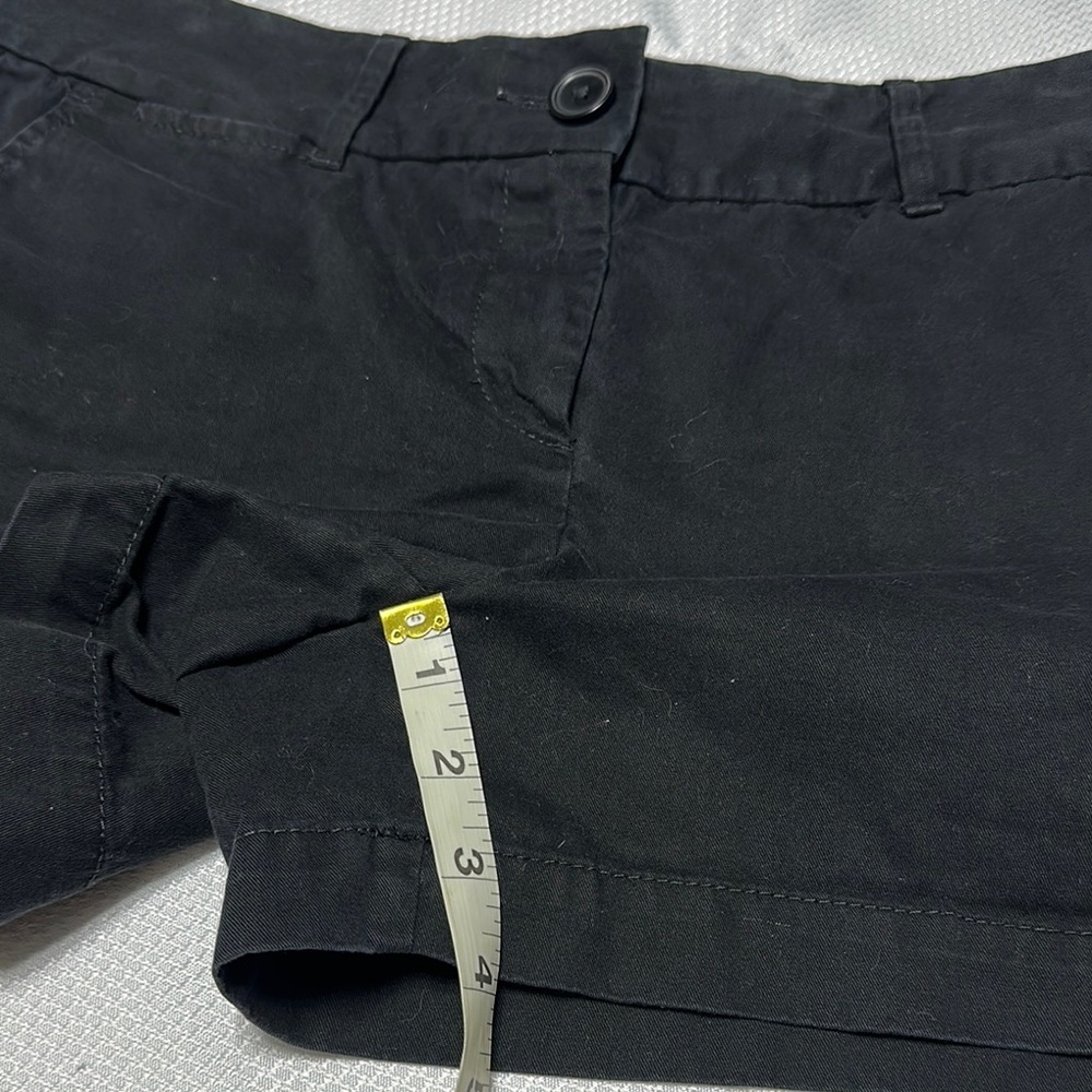 LOFT Black Bermuda Shorts Casual Style - Picture 6 of 7